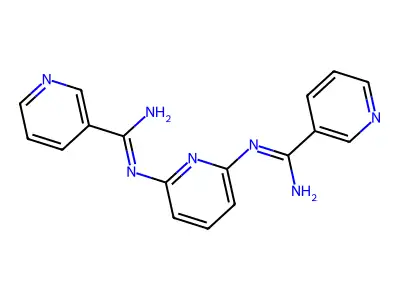 N,N''-(pyridine-2,6-diyl)dinicotinimidamide structure