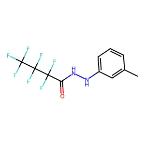 2,2,3,3,4,4,4-heptafluoro-N'-(3-methylphenyl)butanehydrazide structure