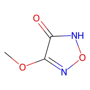 4-Methoxy-1,2,5-oxadiazol-3-ol structure