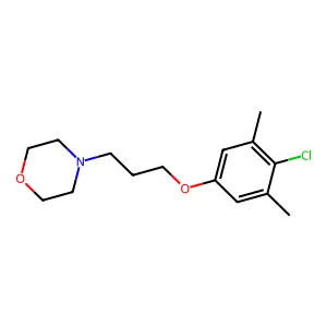 4-[3-(4-Chloro-3,5-dimethylphenoxy)propyl]morpholine structure