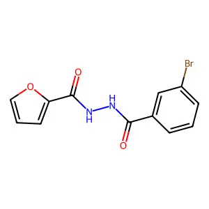 N'-(3-bromobenzoyl)furan-2-carbohydrazide structure