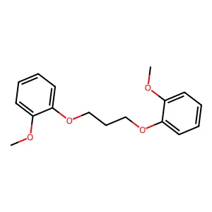 1-Methoxy-2-[3-(2-methoxyphenoxy)propoxy]benzene structure