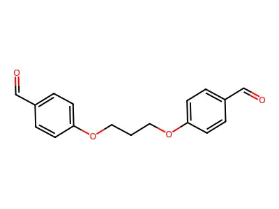 2-[3-(2-Formylphenoxy)propoxy]benzaldehyde structure