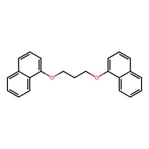 1-(3-Naphthalen-1-yloxypropoxy)naphthalene structure