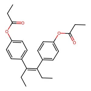己烯雌酚二丙酸酯 structure