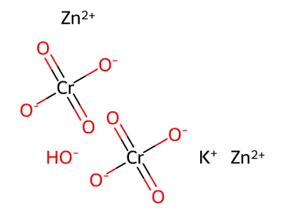 铬钾锌氧化物 structure