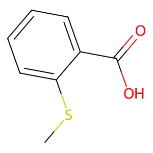 2-(甲硫基)苯甲酸 structure