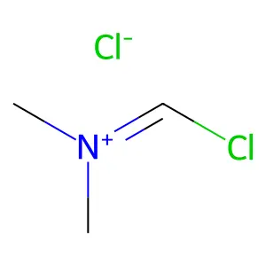 氯-N,N-二甲基甲亚胺鎓氯化物 structure
