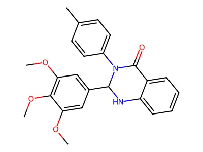 3-(4-Methylphenyl)-2-(3,4,5-trimethoxyphenyl)-1,2-dihydroquinazolin-4-one structure