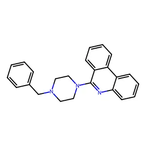 6-(4-Benzylpiperazin-1-yl)phenanthridine structure