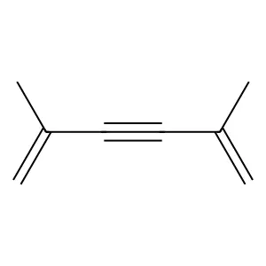 Hexa-1,5-diene-3-yne, 2,5-dimethyl- structure
