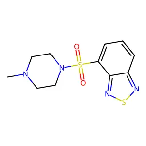 4-(4-Methylpiperazin-1-yl)sulfonyl-2,1,3-benzothiadiazole structure
