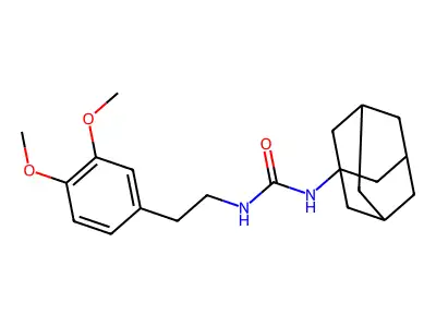 1-(1-Adamantyl)-3-[2-(3,4-dimethoxyphenyl)ethyl]urea structure
