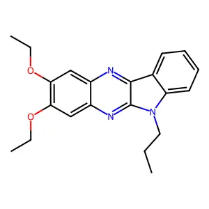2,3-diethoxy-6-propyl-6H-indolo[2,3-b]quinoxaline structure