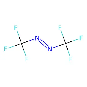 Bis(trifluoromethyl)diazene structure