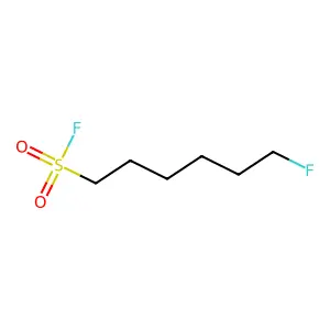 Hexanesulfonyl fluoride, 6-fluoro- structure