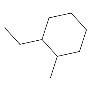 1-Ethyl-2-methylcyclohexane structure