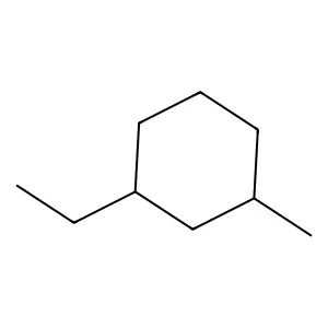1-Ethyl-3-methylcyclohexane (cis-and trans-mixture) structure