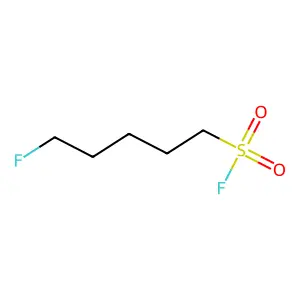 Pentanesulfonyl fluoride, 5-fluoro- structure