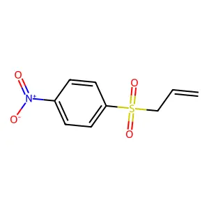 Benzene, 1-nitro-4-(2-propenylsulfonyl)- structure