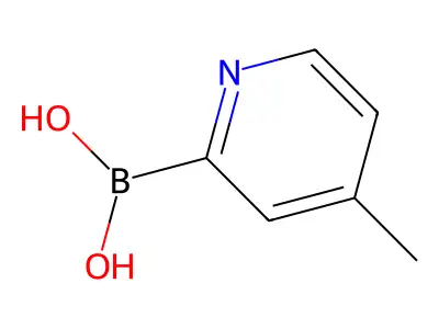 4-Methylpyridine-2-boronic acid structure