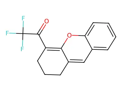 1-(2,3-dihydro-1H-xanthen-4-yl)-2,2,2-trifluoroethanone structure