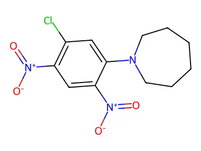 1-(5-Chloro-2,4-dinitrophenyl)azepane structure