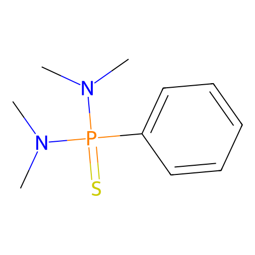 Phosphonothioic diamide, N,N,N',N'-tetramethyl-P-phenyl- structure