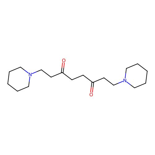 1,8-Di(piperidin-1-yl)octane-3,6-dione structure