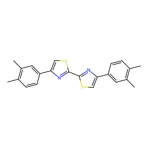 4-(3,4-Dimethylphenyl)-2-[4-(3,4-dimethylphenyl)-1,3-thiazol-2-yl]-1,3-thiazole structure