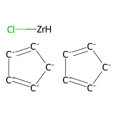 Chloro(hydrido)zirconium;bis(cyclopenta-1,3-diene) structure