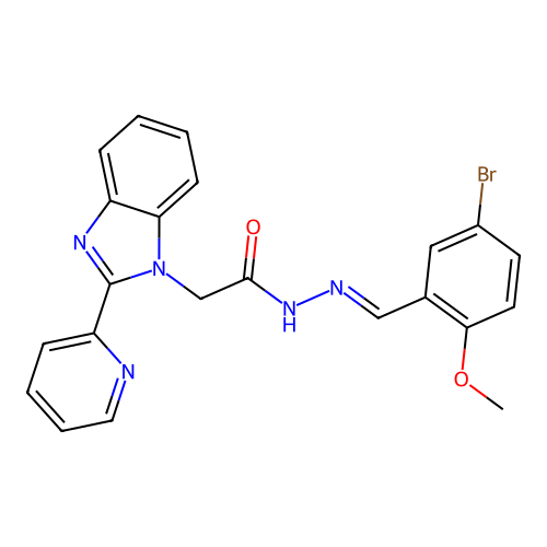 C22H18BrN5O2 structure