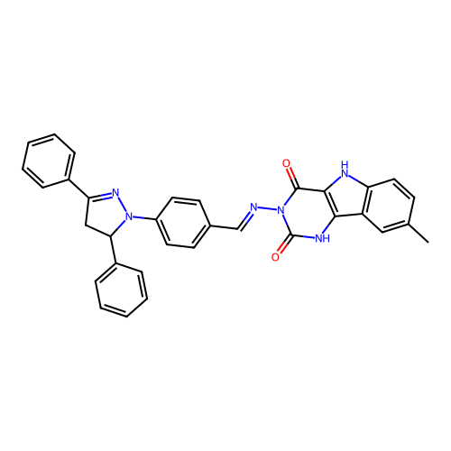 C33H26N6O2 structure