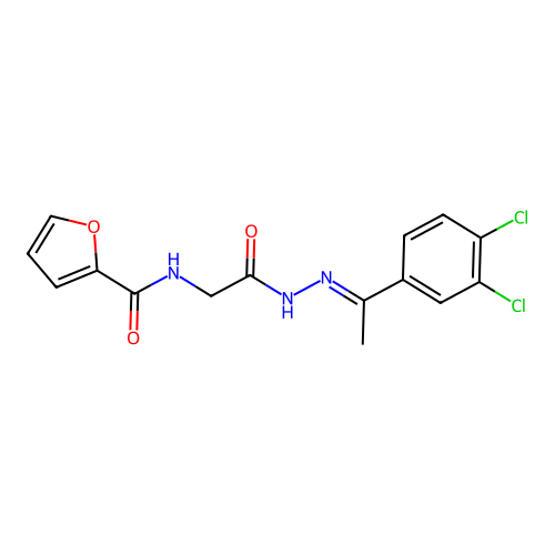 C15H13Cl2N3O3 structure