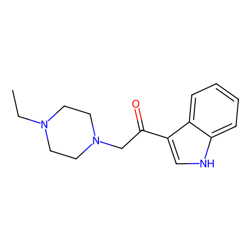 2-(4-ethylpiperazin-1-yl)-1-(1H-indol-3-yl)ethanone structure