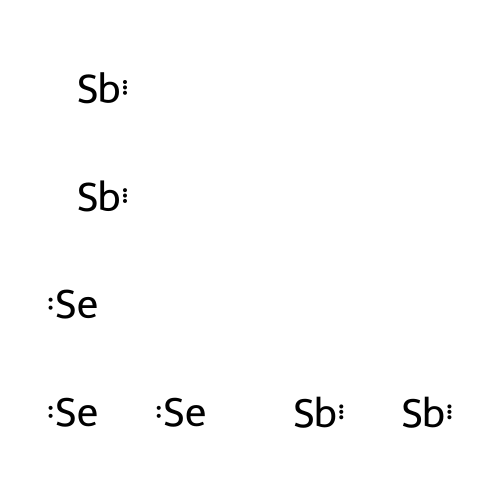 Tetraantimony triselenide structure
