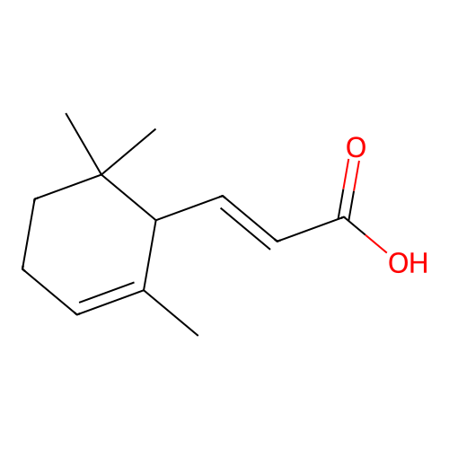(2E)-3-(2,6,6-Trimethylcyclohex-2-EN-1-YL)prop-2-enoic acid structure