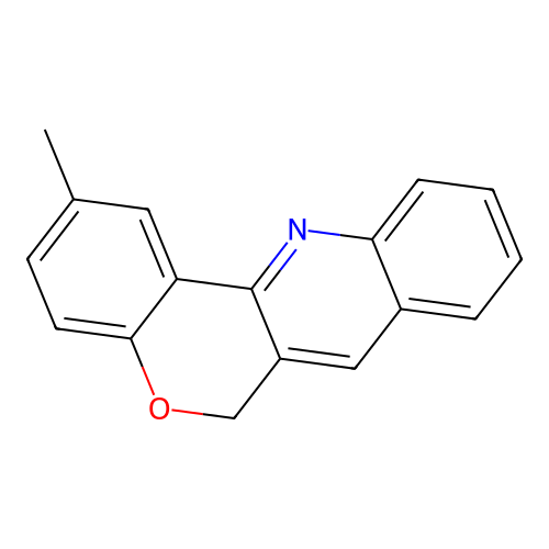 2-methyl-6H-chromeno[4,3-b]quinoline structure