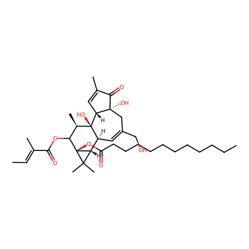 12-o-Tiglyl-phorbol-13-dodecanoate structure