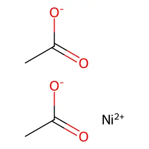 乙酸镍 structure