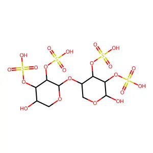 戊聚醣多硫酸酯 structure