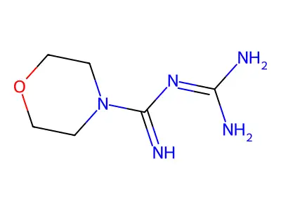 吗啉胍 structure