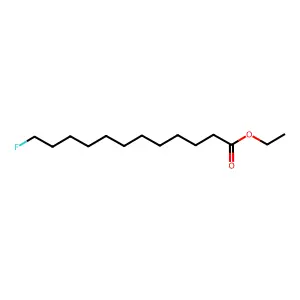 12-氟十二烷酸乙酯 structure