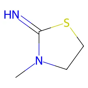 3-Methyl-2-thiazolidinimine structure