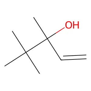 3,4,4-Trimethyl-1-penten-3-ol structure