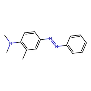 N,N,2-三甲基-4-(2-苯基重氮基)苯胺 structure