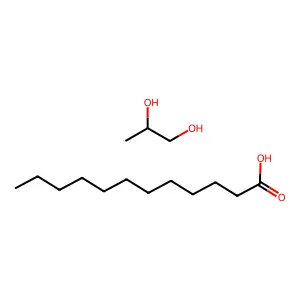 十二酸与1,2-丙二醇酯 structure