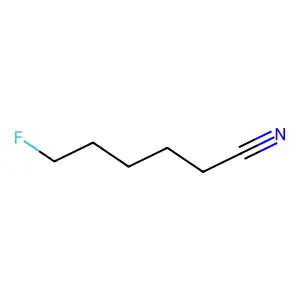 Hexanonitrile, 6-fluoro- structure
