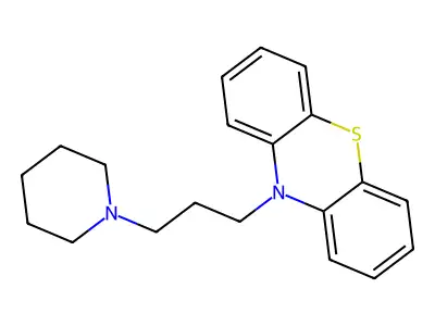 Phenothiazine, 10-(3-piperidinopropyl)- structure