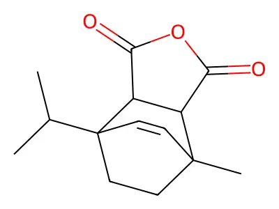 4-Isopropyl-7-methyl-3a,4,7,7a-tetrahydro-4,7-ethanoisobenzofuran-1,3-dione structure